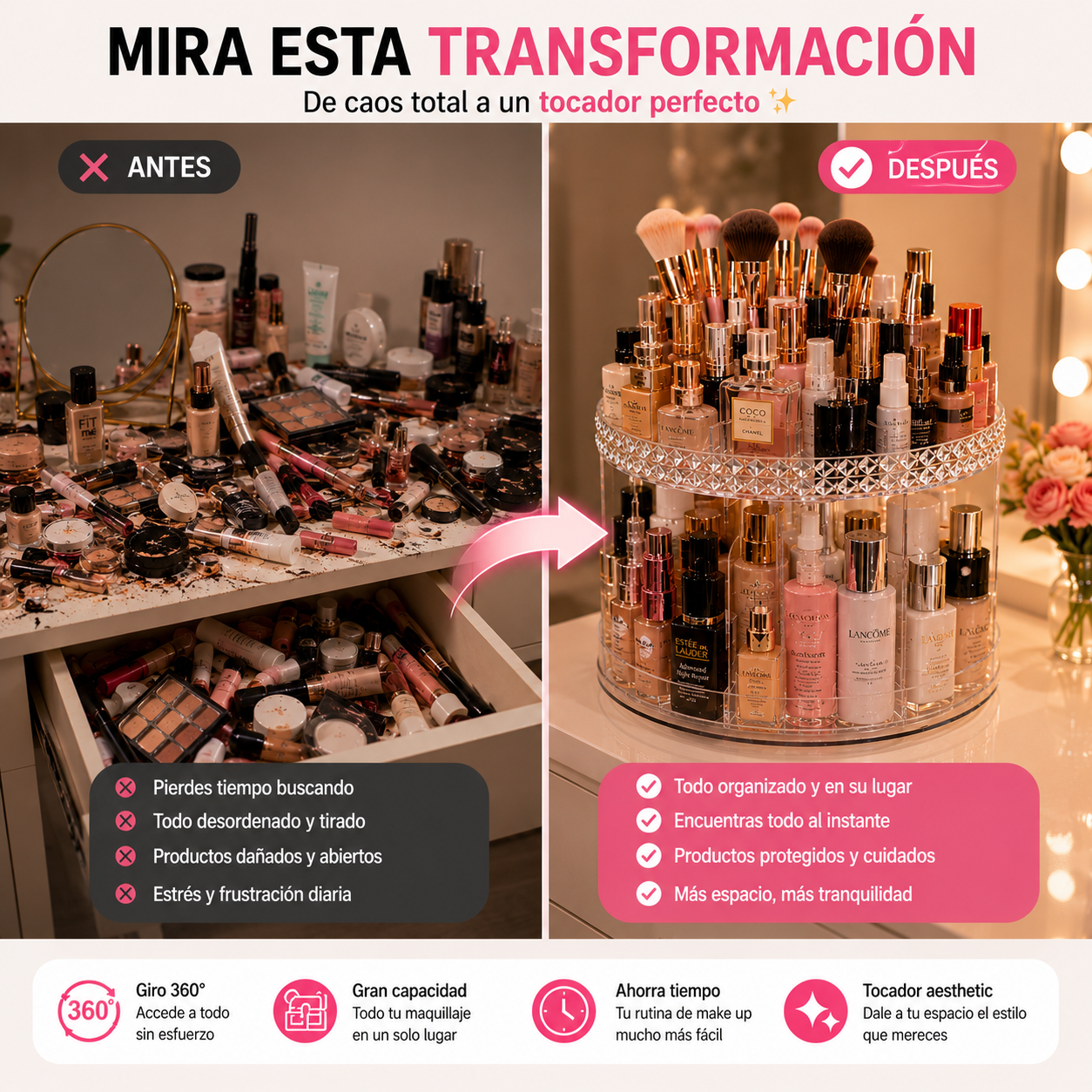 ¿TU MAQUILLAJE SIEMPRE TERMINA HECHO UN CAOS?