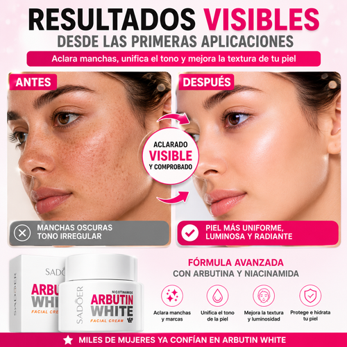 Arbutin White™ | Fórmula Avanzada Anti Manchas