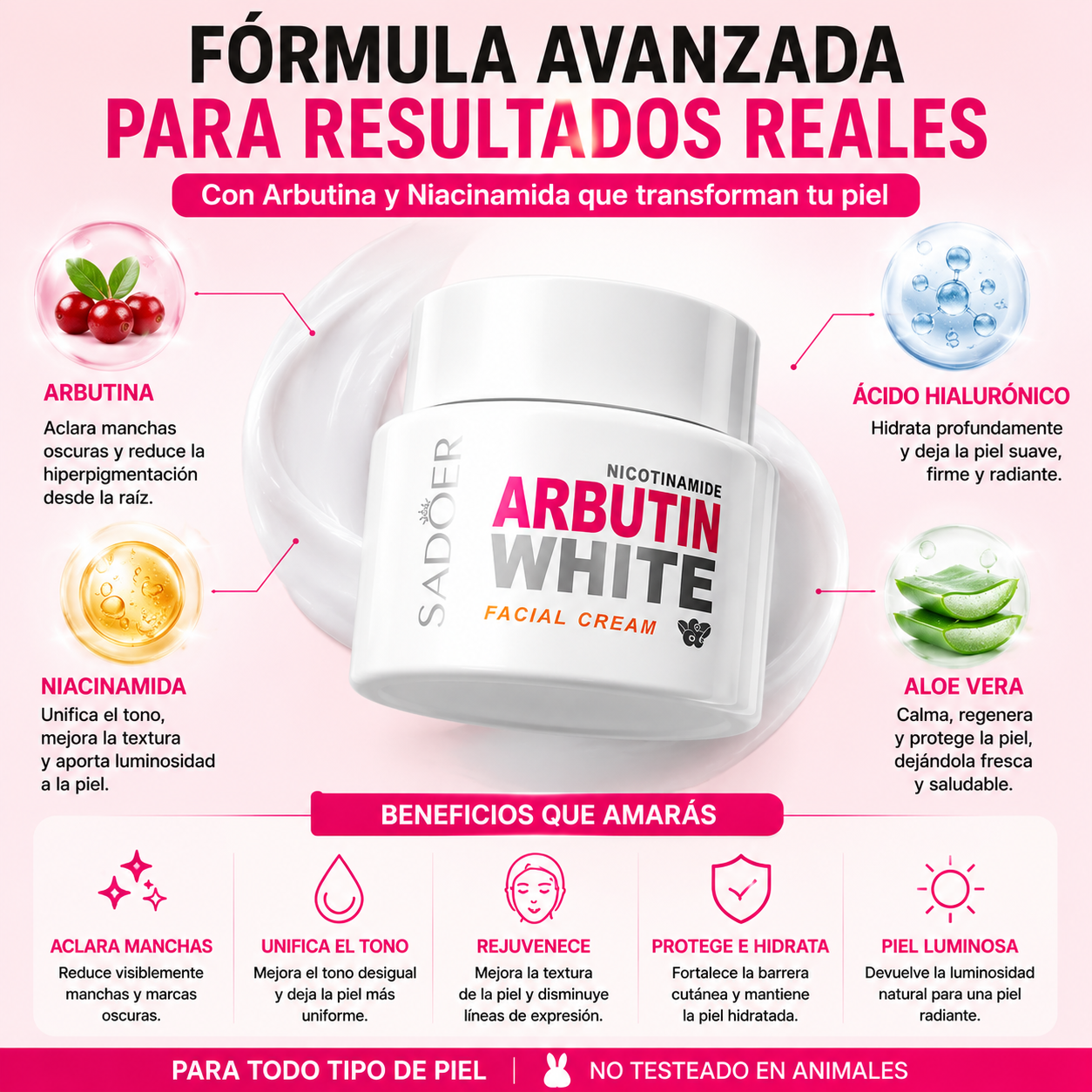 Arbutin White™ | Fórmula Avanzada Anti Manchas