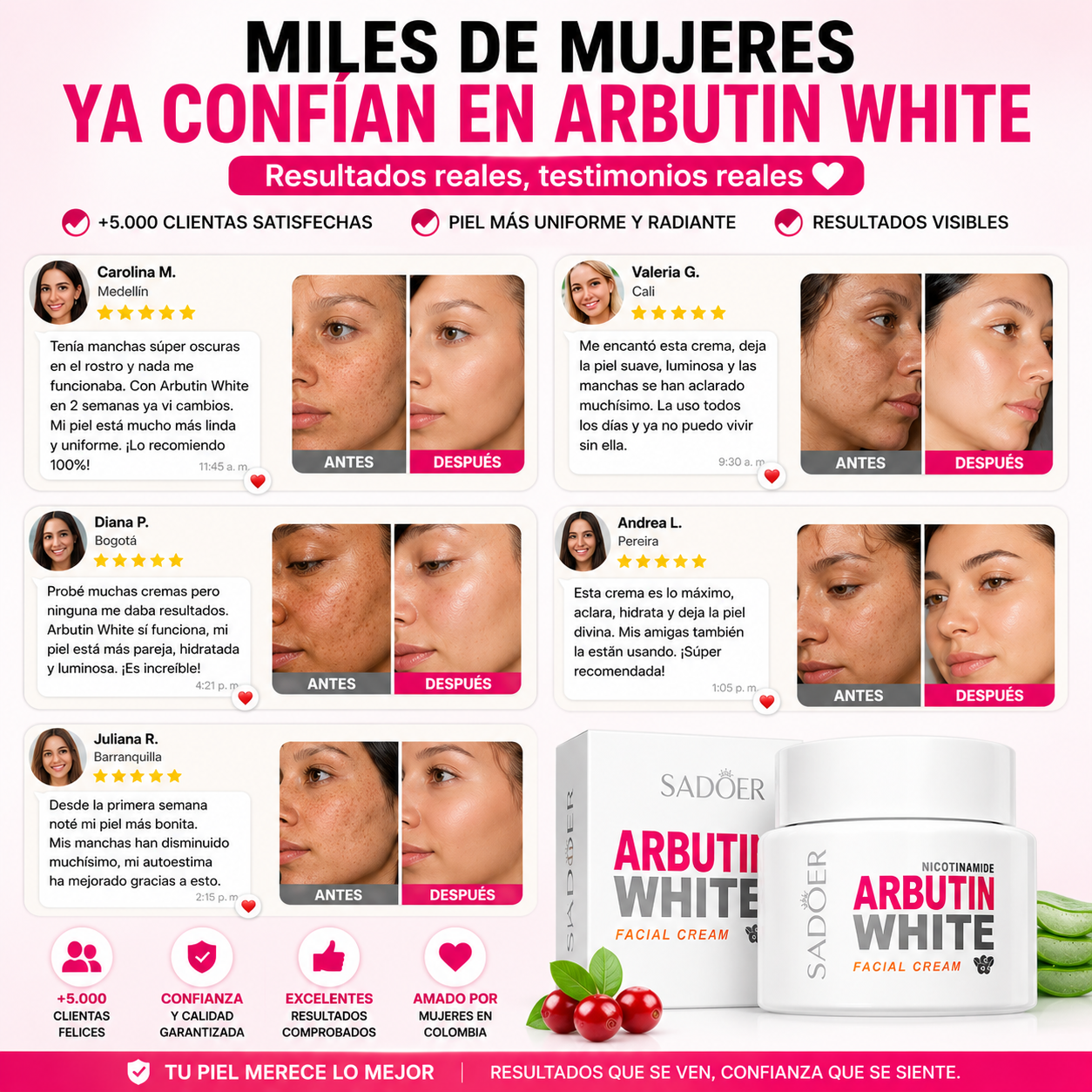 Arbutin White™ | Fórmula Avanzada Anti Manchas