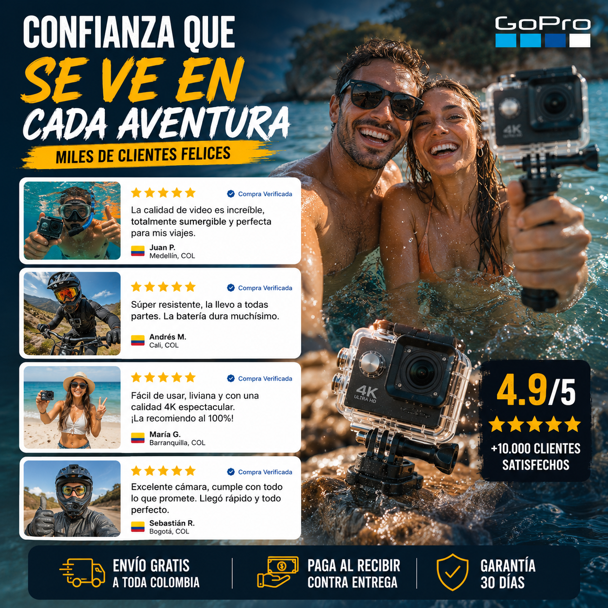 🔥 Cámara 4K Viral + Funda Gratis